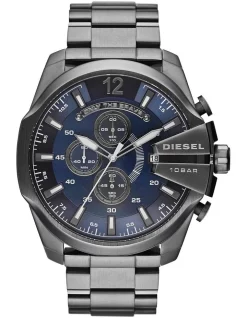 Best Sale 🌟 Diesel DZ4329 Mega Chief Grey ⌚ Watch ⭐
