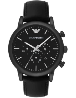 Best Sale 🛒 Emporio Armani Black AR1970 Chronograph ⌚ Watch ✨