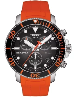 Best reviews of ✔️ Tissot Seastar 1000 Chronograph T1204171705101 ⌚ Watch In Black 🔥