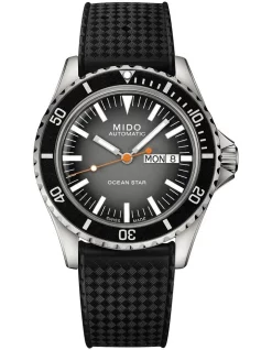 Discount 🛒 Mido Ocean Star Tribute Gradient In Grey ⌛