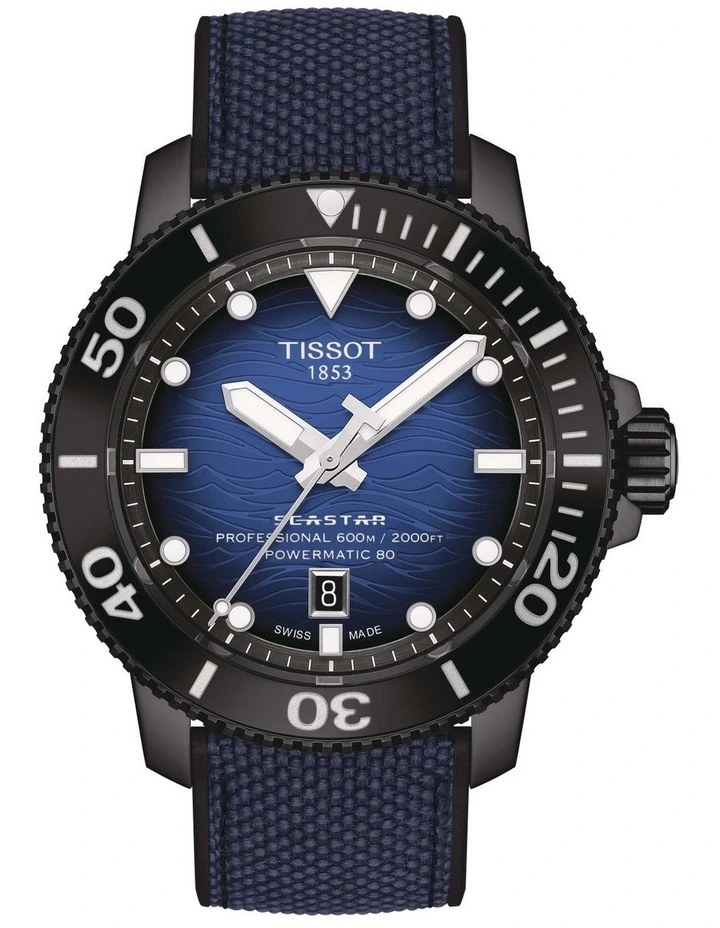Best Sale π Tissot Seastar 2000 Professional Powermatic 80 T1206073704100 Automatic β Watch In Blue π