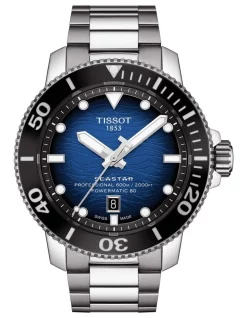 New π Tissot Seastar 2000 Professional Powermatic 80 T1206071104101 Automatic β Watch Blue π