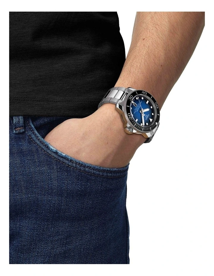 New π Tissot Seastar 2000 Professional Powermatic 80 T1206071104101 Automatic β Watch Blue π - Image 6