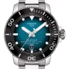 Brand new 🔔 Tissot Seastar 2000 Professional Powermatic 80 T1206071104100 Automatic ⌚ Watch In Aqua ✨