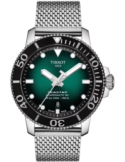 Buy 👏 Tissot Seastar 1000 Powermatic 80 T1204071109100 Automatic ⌚ Watch In Green 👏