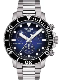 Best deal π Tissot Seastar 1000 Chronograph T1204171104101 β Watch In Blue β¨