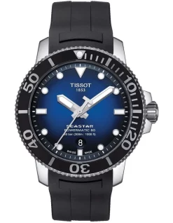 Promo ❤️ Tissot Seastar 1000 Powermatic 80 T1204071704100 Automatic ⌚ Watch In Blue 😍