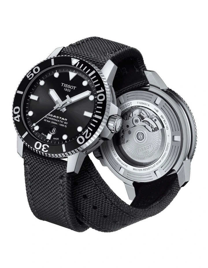 Cheapest π Tissot Seastar 1000 Powermatic 80 T1204071705100 Automatic β Watch In Black π - Image 3