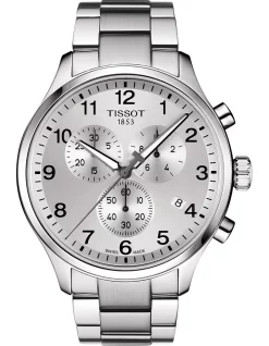 Cheapest ⭐ Tissot Chrono XL Classic T1166171103700 ⌚ Watch In Silver 🛒