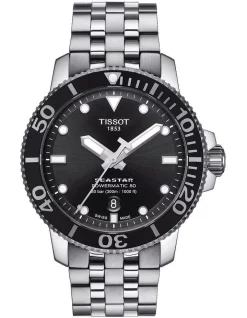Top 10 💯 Tissot Seastar 1000 Powermatic 80 T1204071105100 Automatic ⌚ Watch In Black 🌟
