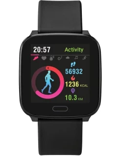 Buy π IConnect By Timex Active 37mm Black Resin Strap Smartwatch TW5M34100 π
