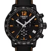 Flash Sale 😀 Tissot Quickster Chronograph T0954173605700 ⌚ Watch In Black ✔️