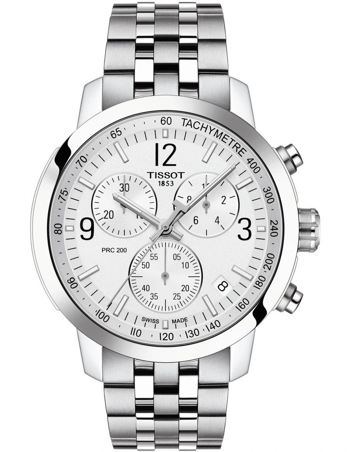 Buy βοΈ Tissot PRC 200 Chronograph T1144171103700 β Watch In Silver π