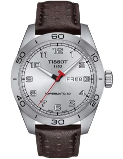 Coupon 🧨 Tissot PRS 516 Powermatic 80 Automatic ⌚ Watch In Silver ⭐