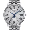 Deals 💯 Tissot Carson Premium Moonphase T1224231103300 ⌚ Watch In Silver 🎉