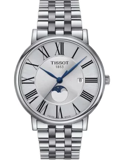 Deals π― Tissot Carson Premium Moonphase T1224231103300 β Watch In Silver π