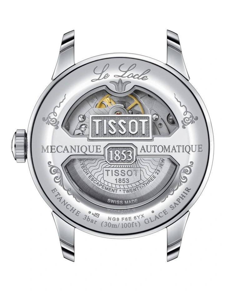 Top 10 π Tissot Le Locle Powermatic 80 T0064071104300 Automatic β Watch In Blue π - Image 4