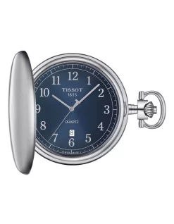 Coupon β€οΈ Tissot Savonnette T8624101904200 Pocket β Watch In Blue π₯°