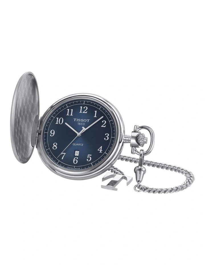 Coupon ❤️ Tissot Savonnette T8624101904200 Pocket ⌚ Watch In Blue 🥰 5 Coupon ❤️ Tissot Savonnette T8624101904200 Pocket ⌚ Watch In Blue 🥰 - Image 5