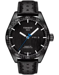 Promo 🔥 Tissot PRS 516 Powermatic 80 T1004303605102 Automatic ⌚ Watch In Black ✨