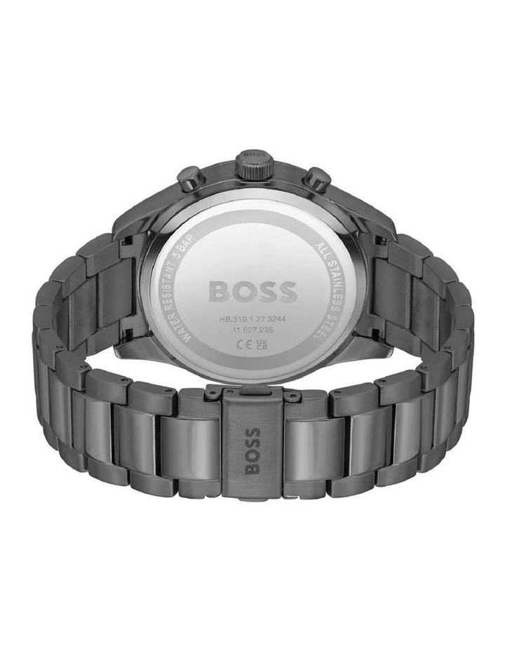 Top 10 π Hugo Boss View Black Dial Steel Qtz Chrono β Watch 1513991 π - Image 3