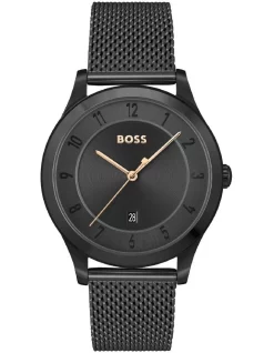 Best deal π€© Hugo Boss Purity Black Steel Qtz β Watch 1513986 π§¨