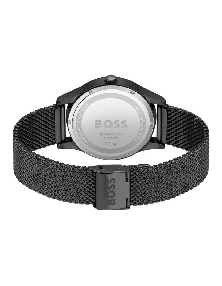 Best deal π€© Hugo Boss Purity Black Steel Qtz β Watch 1513986 𧨠- Image 3