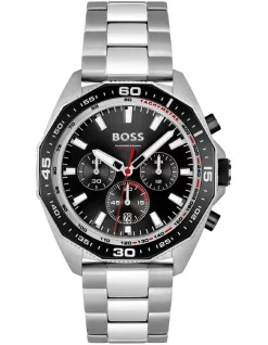 Buy π Hugo Boss Energy Black Stainless Steel Qtz Chrono β Watch 1513971 π