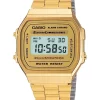 Discount 🧨 Casio A168WG 9 Gold Stainless Steel ⌚ Watch 😍