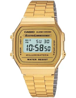 Discount 🧨 Casio A168WG 9 Gold Stainless Steel ⌚ Watch 😍