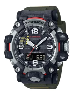 New ❤️ G-Shock Master Of G Triple Sensor Mudmaster Grey/Green ⌚ Watch GWG2000-1A3 🌟