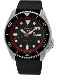 Top 10 🧨 Seiko 5 Sports Special Edition Podium Red Black ⌚ Watch SRPJ03K 🛒