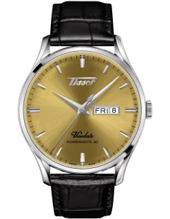 Best reviews of 👏 Tissot Heritage Visodate Powermatic 80 T1184301602100 Automatic ⌚ Watch In Champagne 🛒