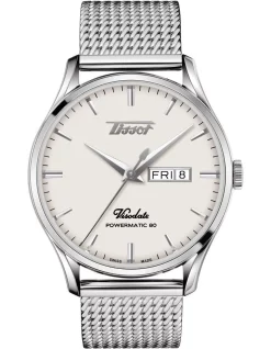 Best deal 🔥 Tissot Heritage Visodate Powermatic 80 T1184301127100 Automatic ⌚ Watch In Silver 🥰