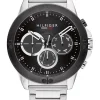 Top 10 👏 Tommy Hilfiger Quartz Multifunction Black Stainless Steel ⌚ Watch 1791890 😉