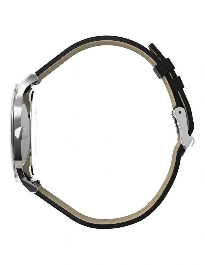 Top 10 π Timex Easy Reader Black Leather β Watch β - Image 2