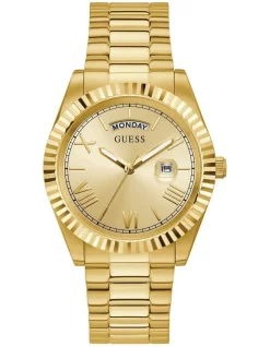 Cheapest π₯° Guess Contental Gold Stainless Steel β Watch π