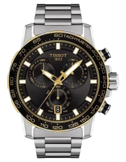 Cheapest 🔥 Tissot Supersport Chrono T1256172105100 ⌚ Watch In Black 🛒