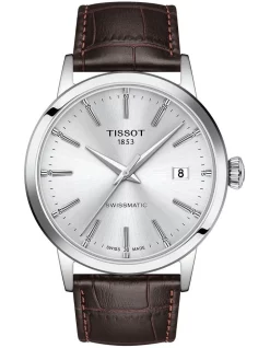 Deals 🎁 Tissot Classic Dream Swissmatic T1294071603100 Automatic ⌚ Watch In Silver 🔔