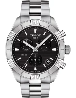 Wholesale ⌛ Tissot PR 100 Sport Gent Chronograph T1016171105100 ⌚ Watch In Black 🌟