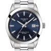 Brand new ✔️ Tissot Gentleman Powermatic 80 Silicium T1274071104100 Automatic ⌚ Watch In Blue ⭐