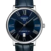 Budget 🎉 Tissot Carson Premium Powermatic 80 T1224071604300 Automatic ⌚ Watch In Blue 🛒