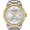 Discount 😉 Tissot Luxury Powermatic 80 T0864072203700 Automatic ⌚ Watch In Grey/Yellow Gold 🎉