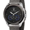 Coupon 🎁 Maserati Traguardo Black Stainless Steel Chronograph ⌚ Watch R8873612006 🧨