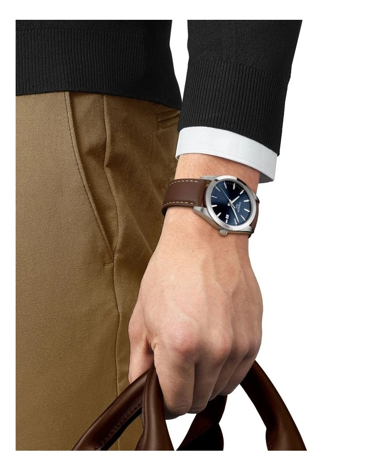 Outlet π Tissot Gentleman T1274101604100 Quartz β Watch In Blue π - Image 4