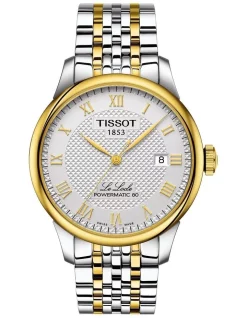 Coupon 🥰 Tissot Le Locle Powermatic 80 T0064072203301 Automatic ⌚ Watch In Grey/Yellow Gold 🔥