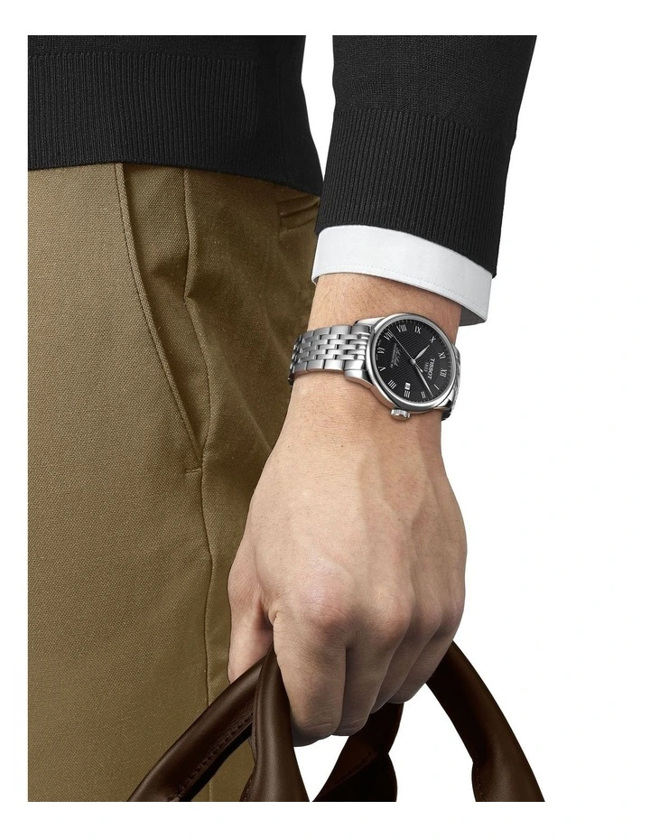 Cheapest β Tissot Le Locle Powermatic 80 T0064071105300 Automatic β Watch In Black β€οΈ - Image 3