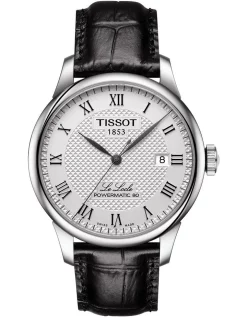 Deals 🎁 Tissot Le Locle Powermatic 80 T0064071603300 Automatic ⌚ Watch In Silver 🔔