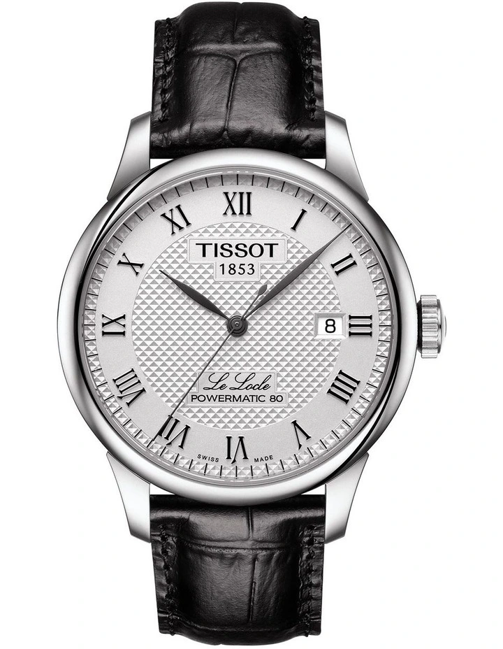 Deals π Tissot Le Locle Powermatic 80 T0064071603300 Automatic β Watch In Silver π