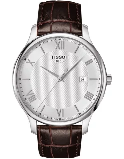 Flash Sale 👏 Tissot Tradition T0636101603800 ⌚ Watch In Silver 💯